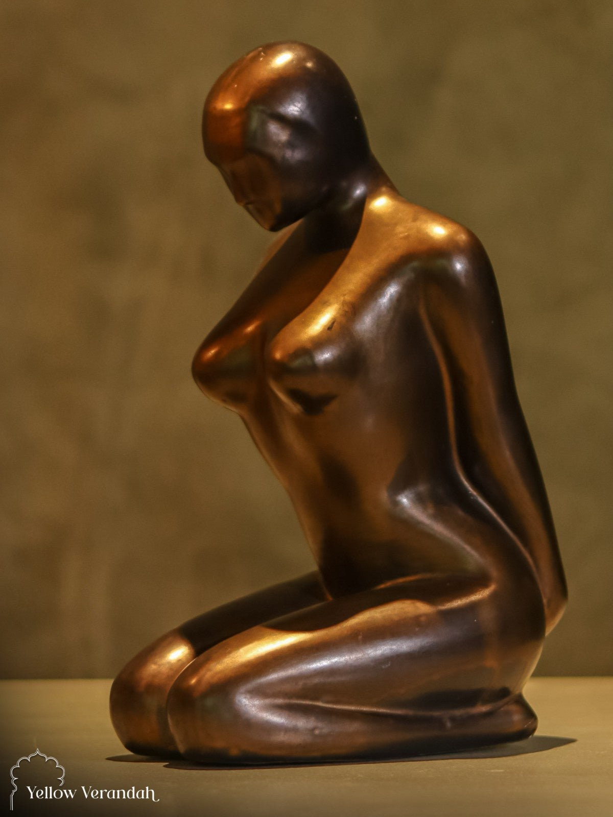 Ceramic Lady Figurine Table Artefact