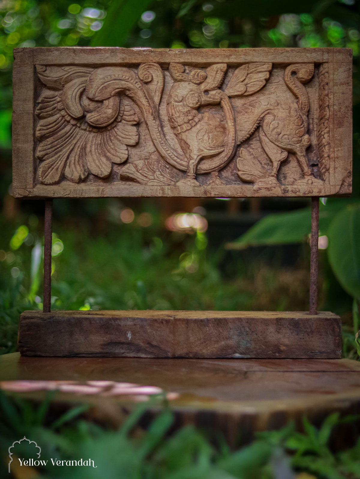 Antique Hand Carved Bracket 