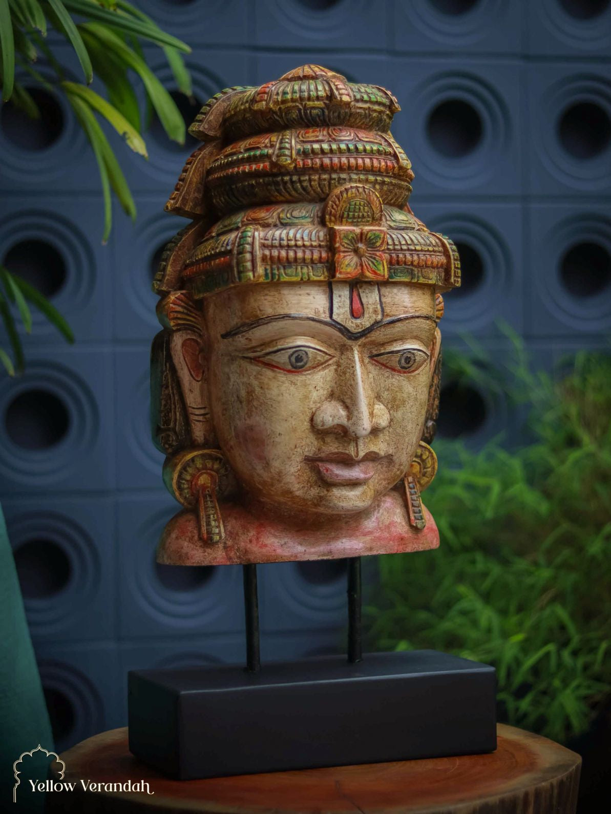 Vishnu Face On Stand