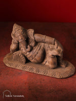 Antique Wooden Ganesha Sculpture 