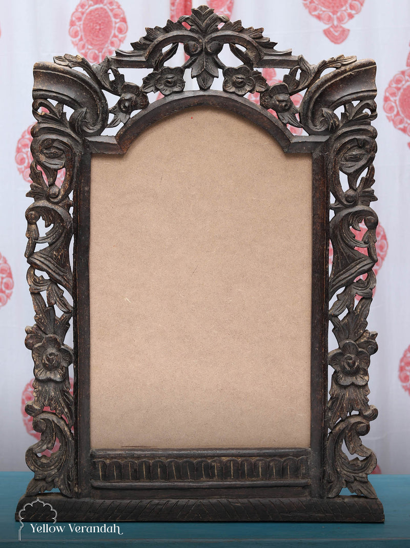 Arched Wooden Mirror