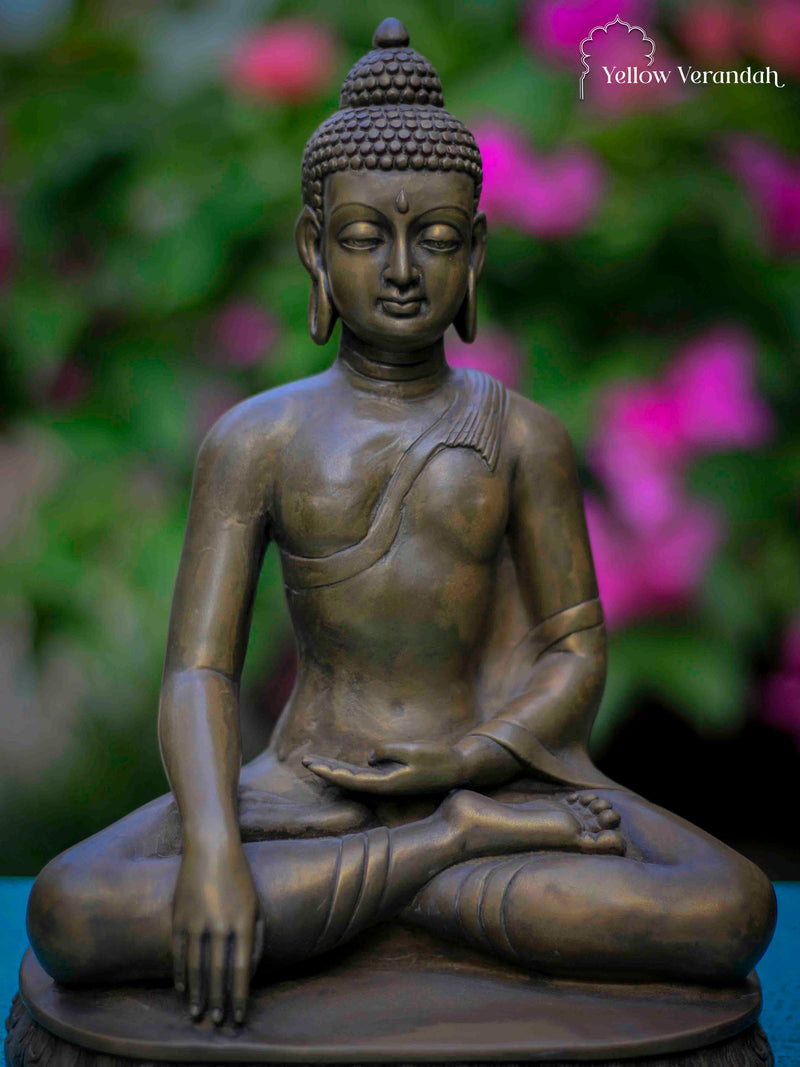 Brass Buddha Sculpture