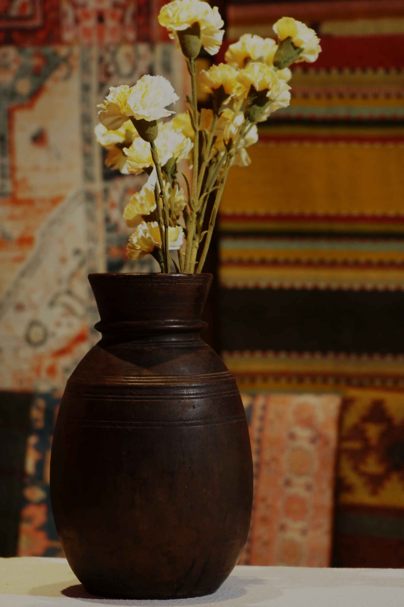 Antique Wooden Pot