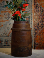 Antique Wooden Pot