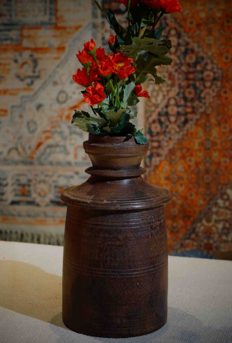 Antique Wooden Pot