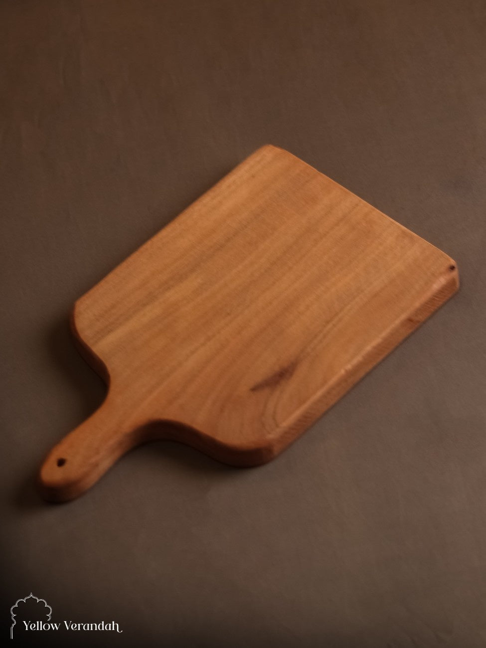 Teak Wood Cheese Serving Plate