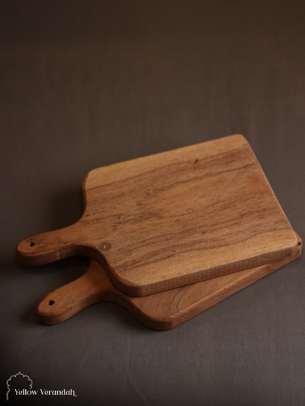 Teak Wood Cheese Serving Plate