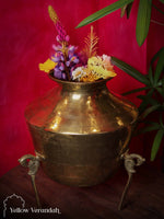 Vintage Brass Pot on Parrot Legs