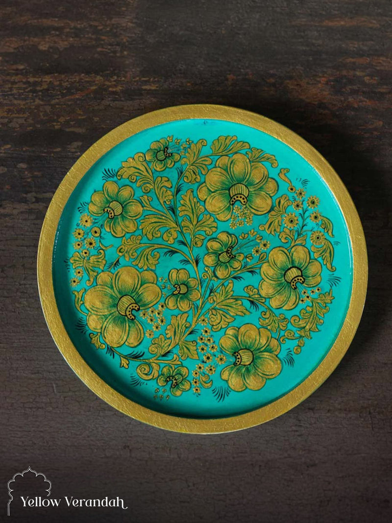 Mughal Floral Wall Plate - 8"