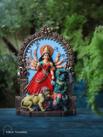 Marble Dust Sculpture - Durga Maa