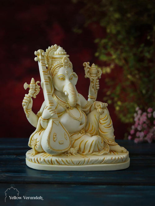 Marble Dust Sculpture - Ganesha