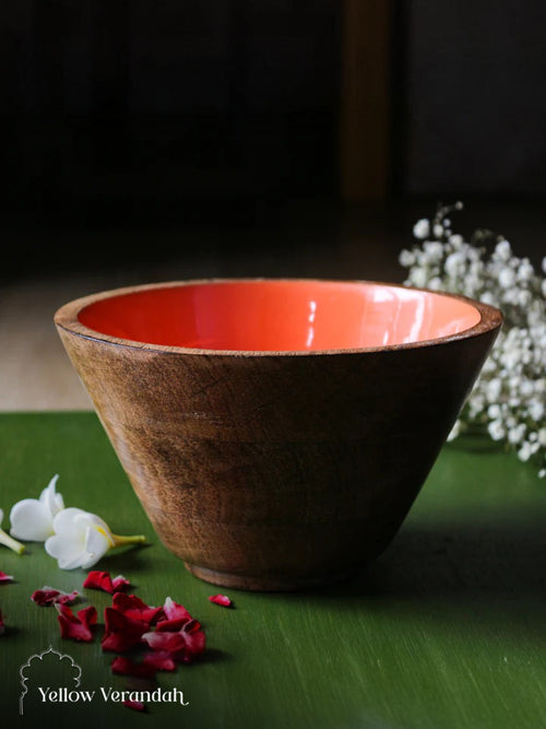 Wooden Salad Bowl - 7"