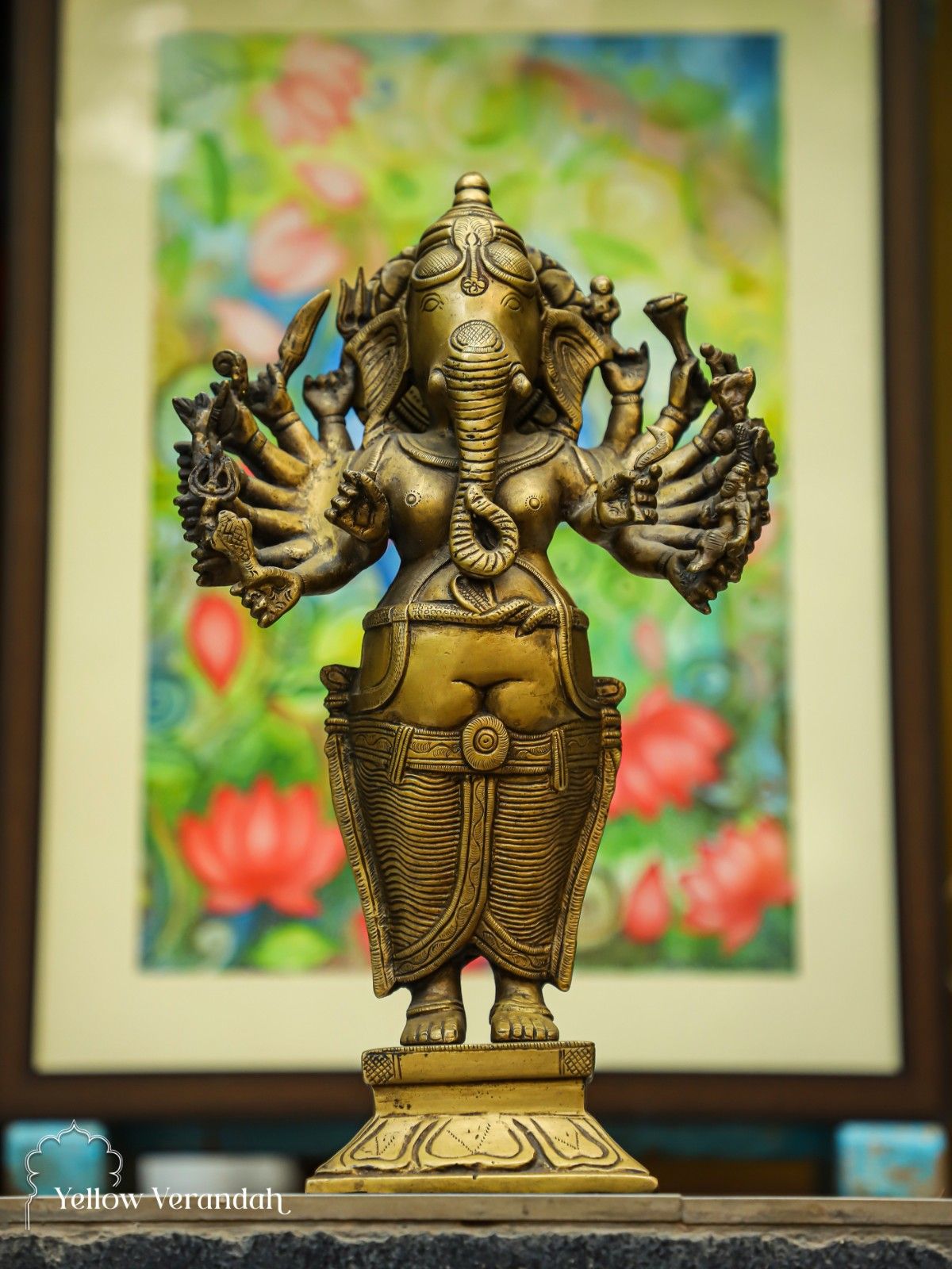 Ganesha Brass Sculpture