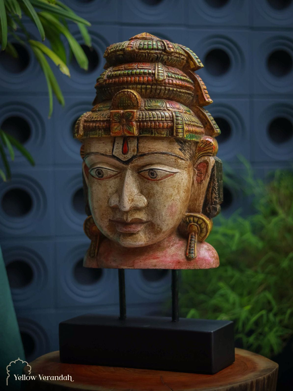 Vishnu Face On Stand
