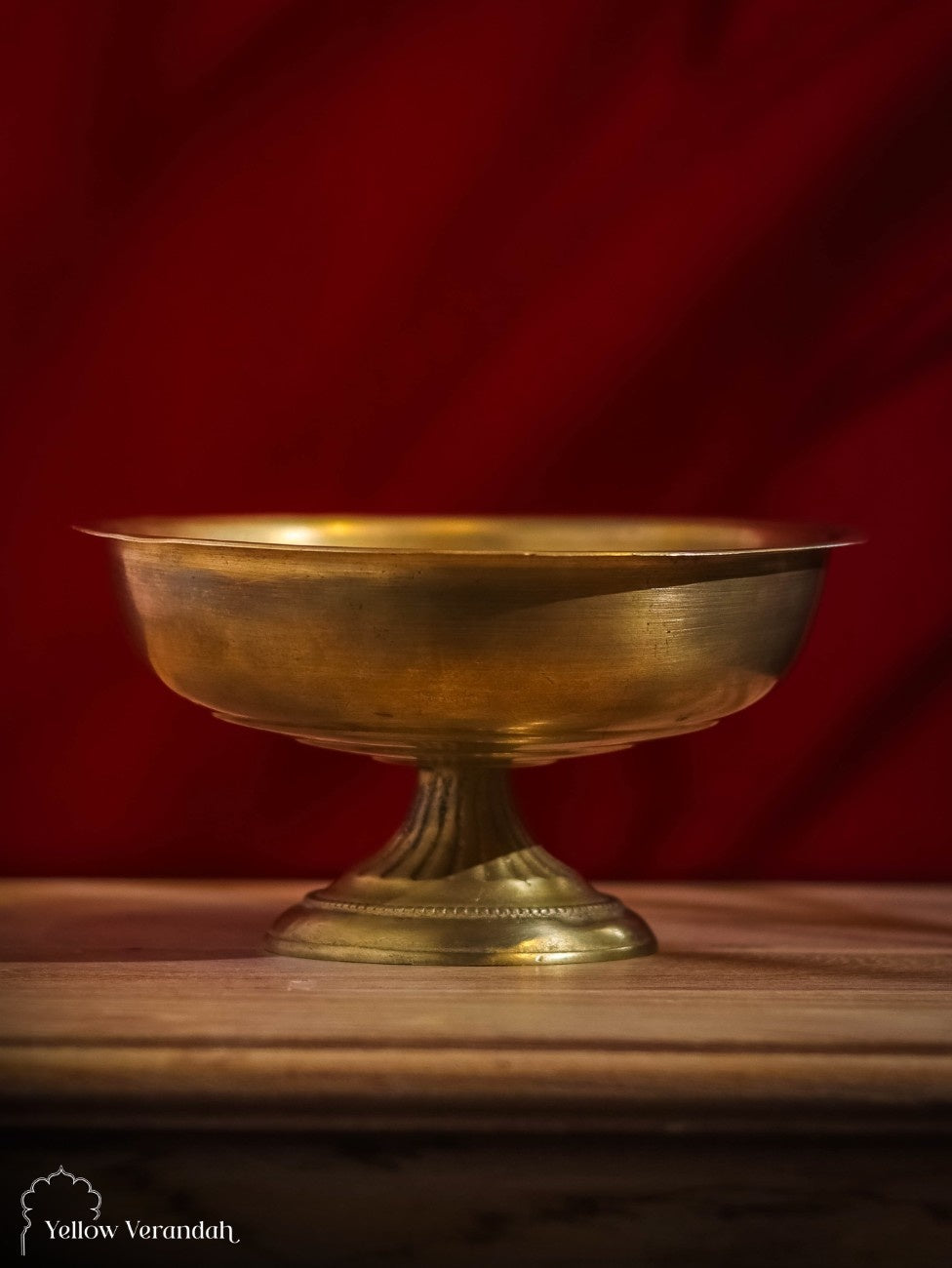 Vintage Brass Carving Planter