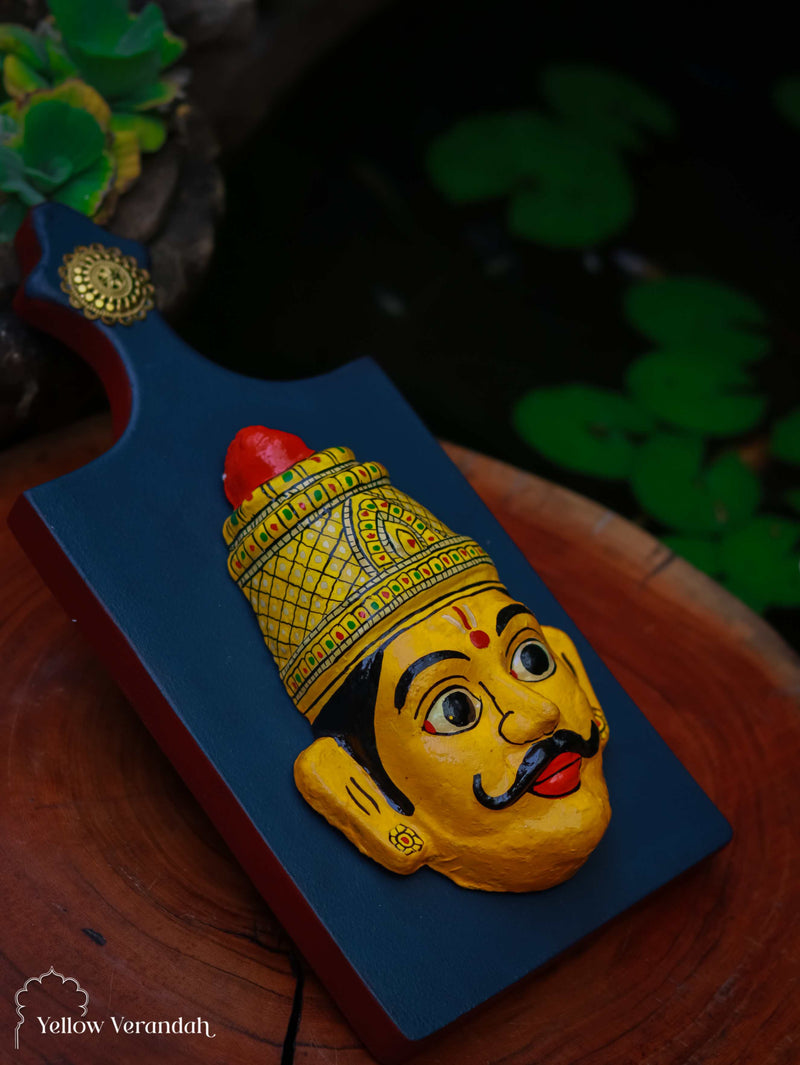 Handpainted Cheriyal Face Mask 