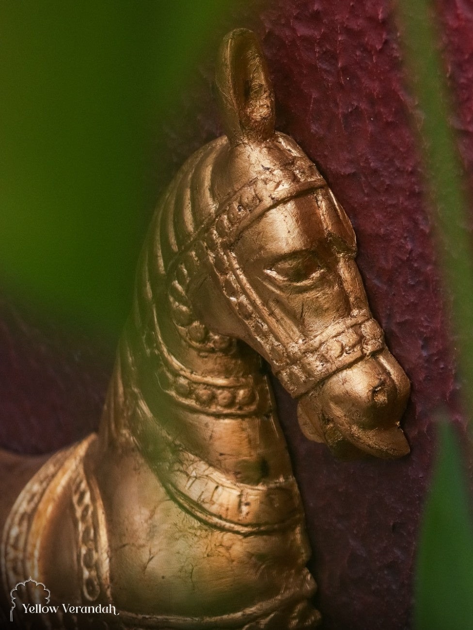 Golden Horse Wall Frame