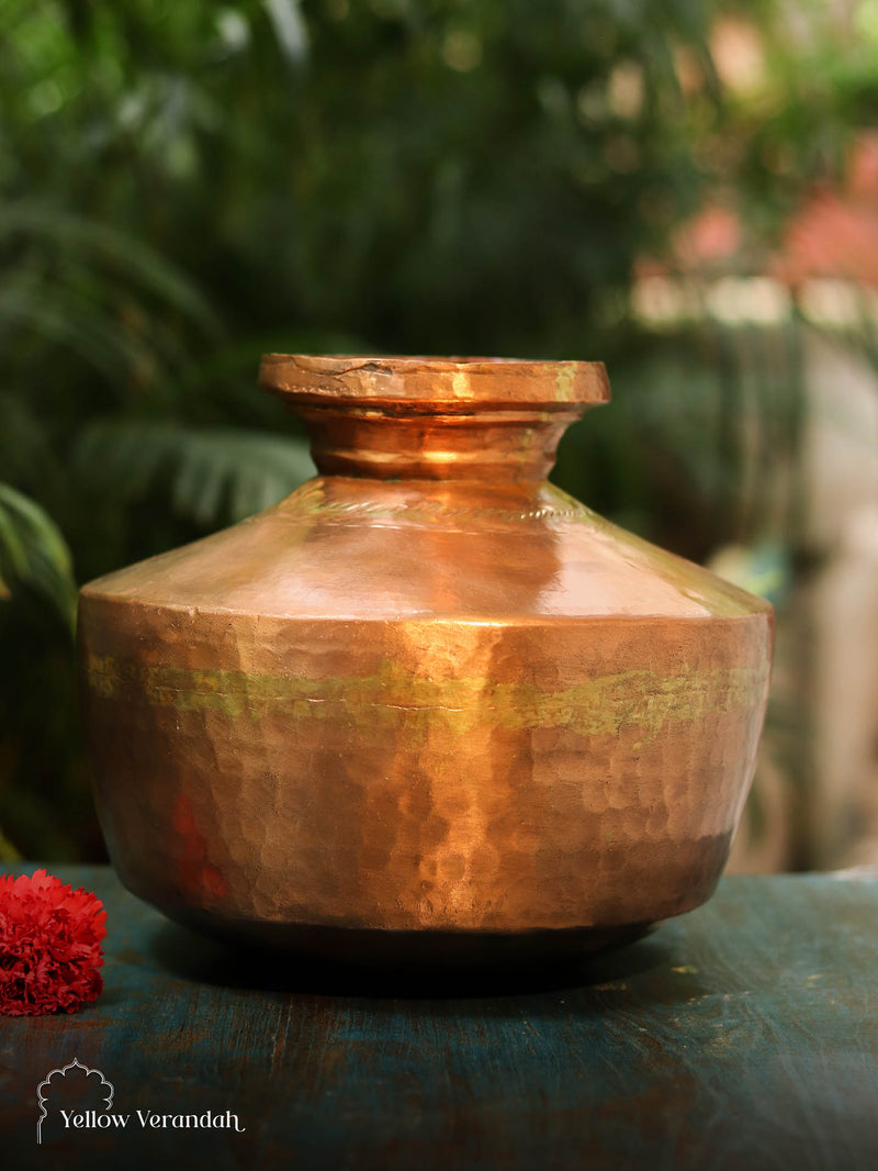 Vintage Copper Pot – Yellow Verandah