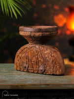 Wooden Bijani Candle Stand