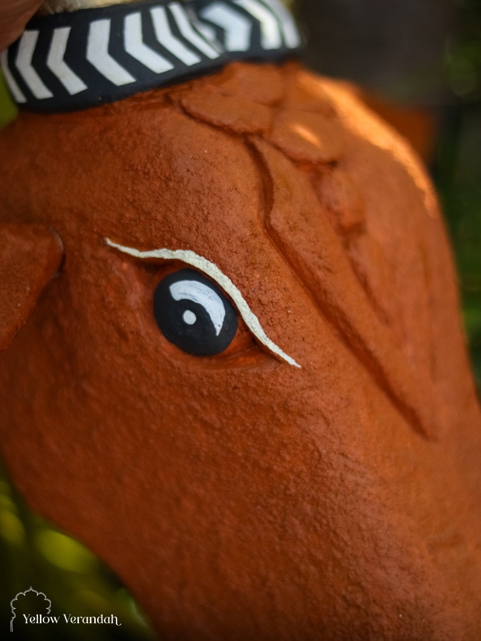 Wooden Cow Head Wall Decor - 15"