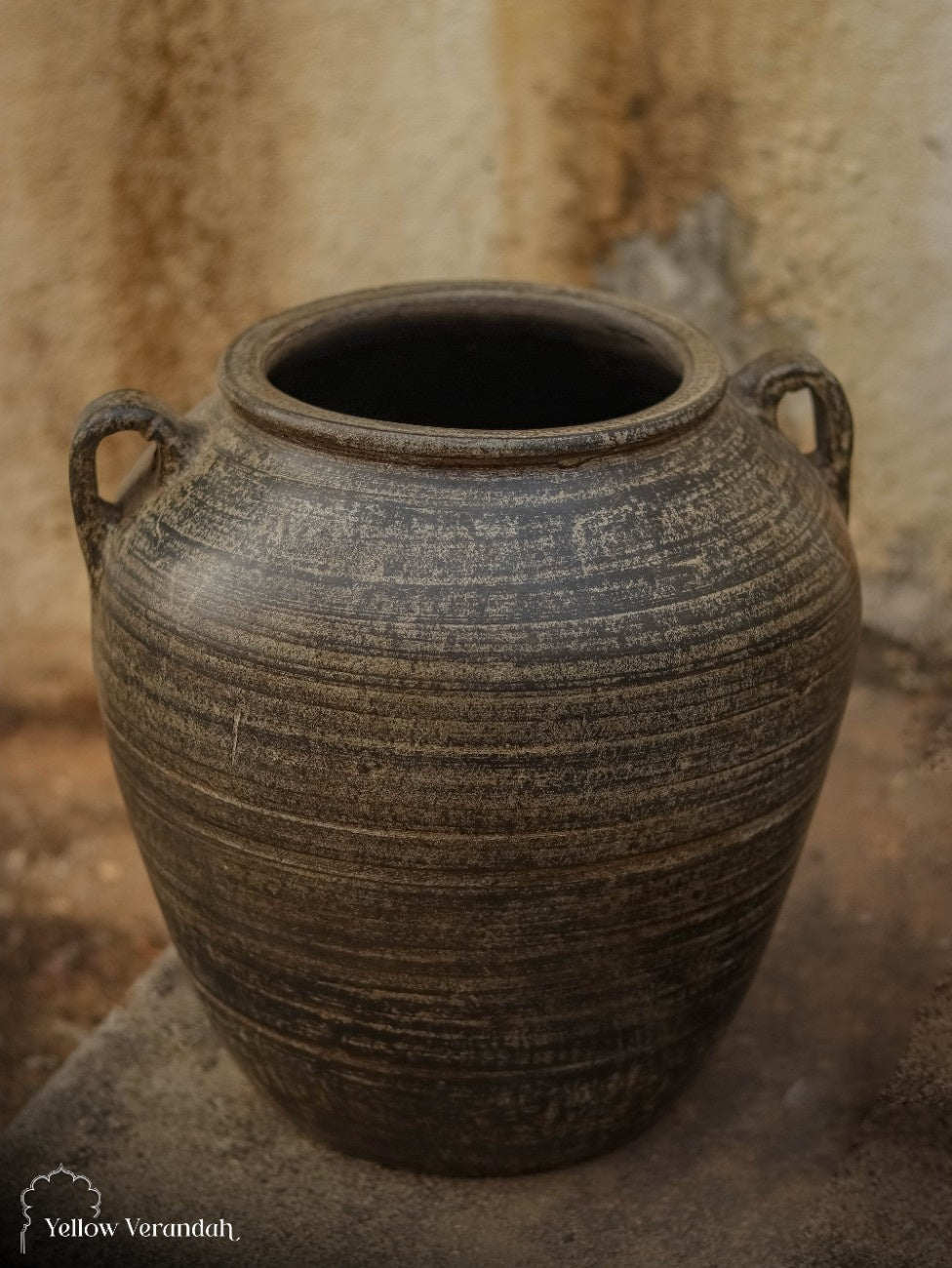 Turkish Terracotta Pot Vase - Earthy Finish