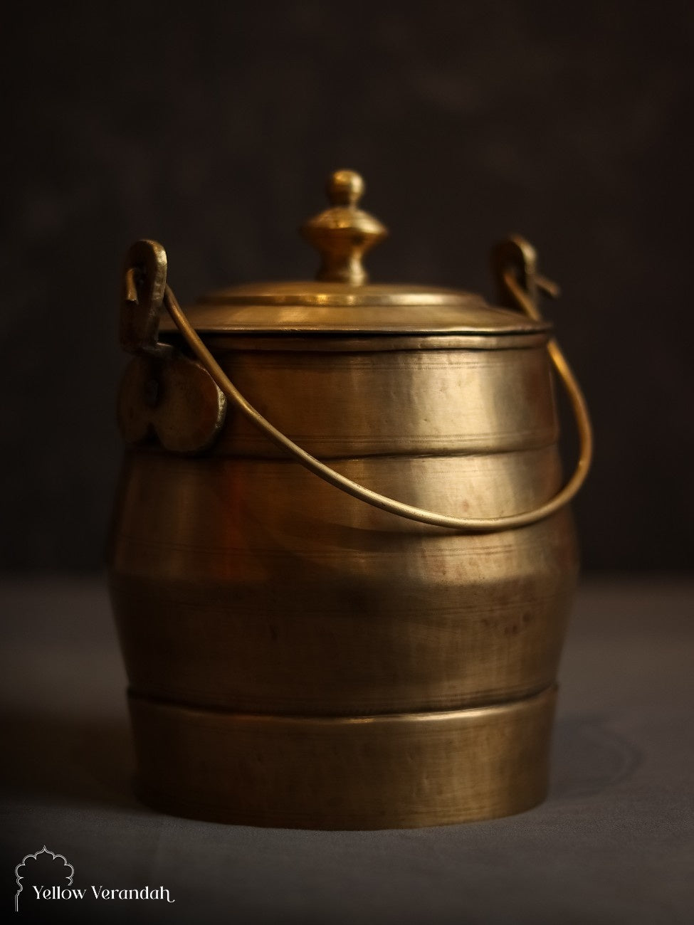Vintage Brass Box With Lid