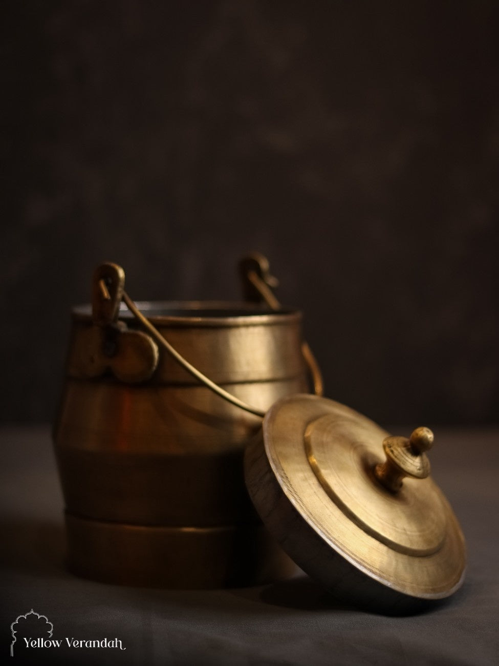 Vintage Brass Box With Lid