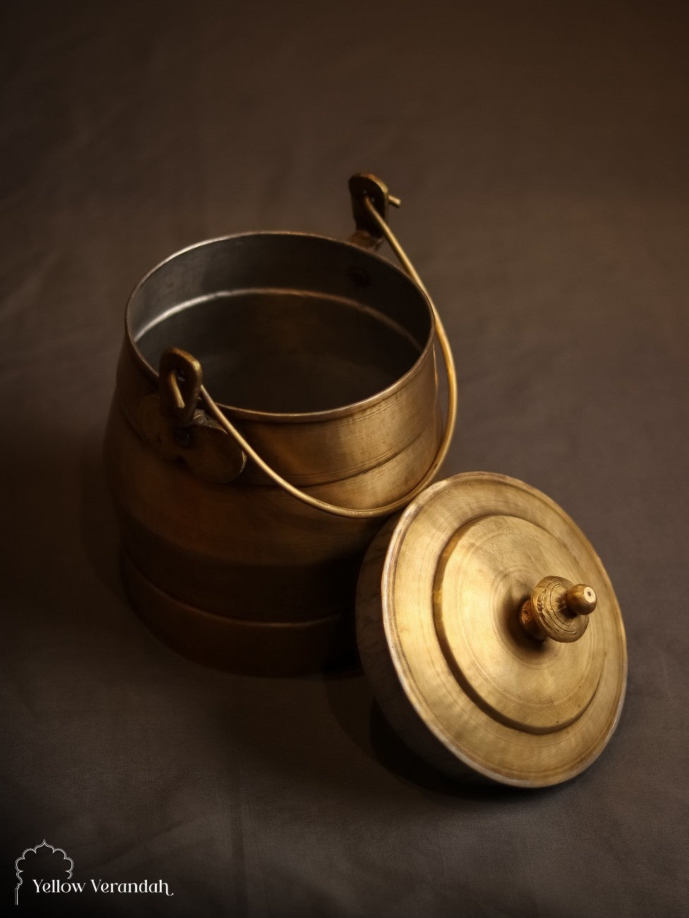 Vintage Brass Box With Lid