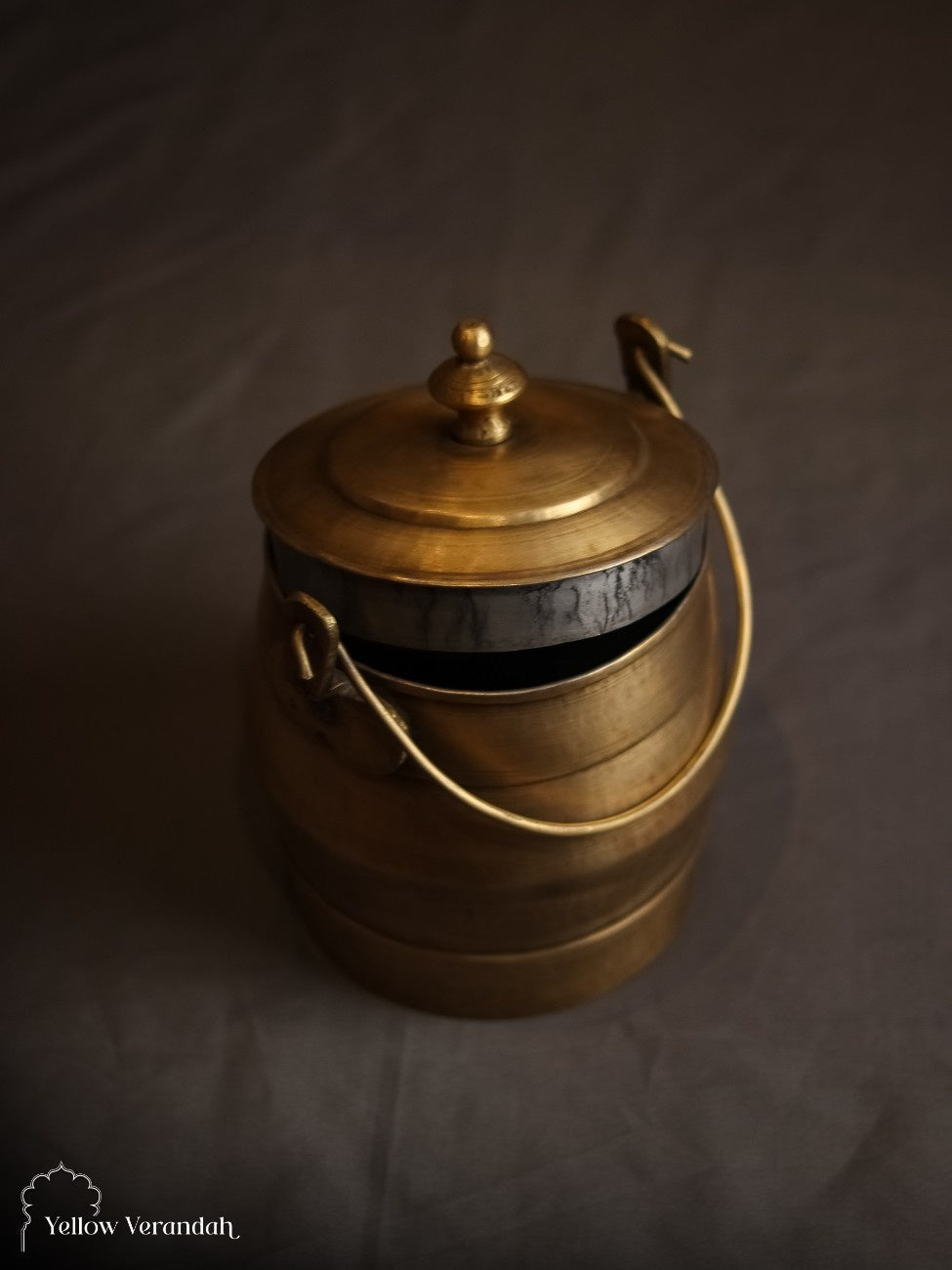 Vintage Brass Box With Lid