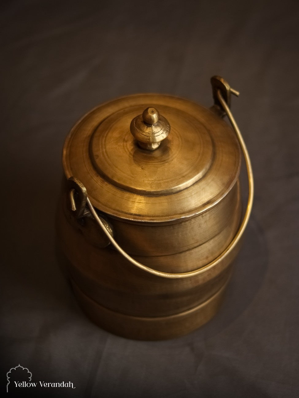 Vintage Brass Box With Lid