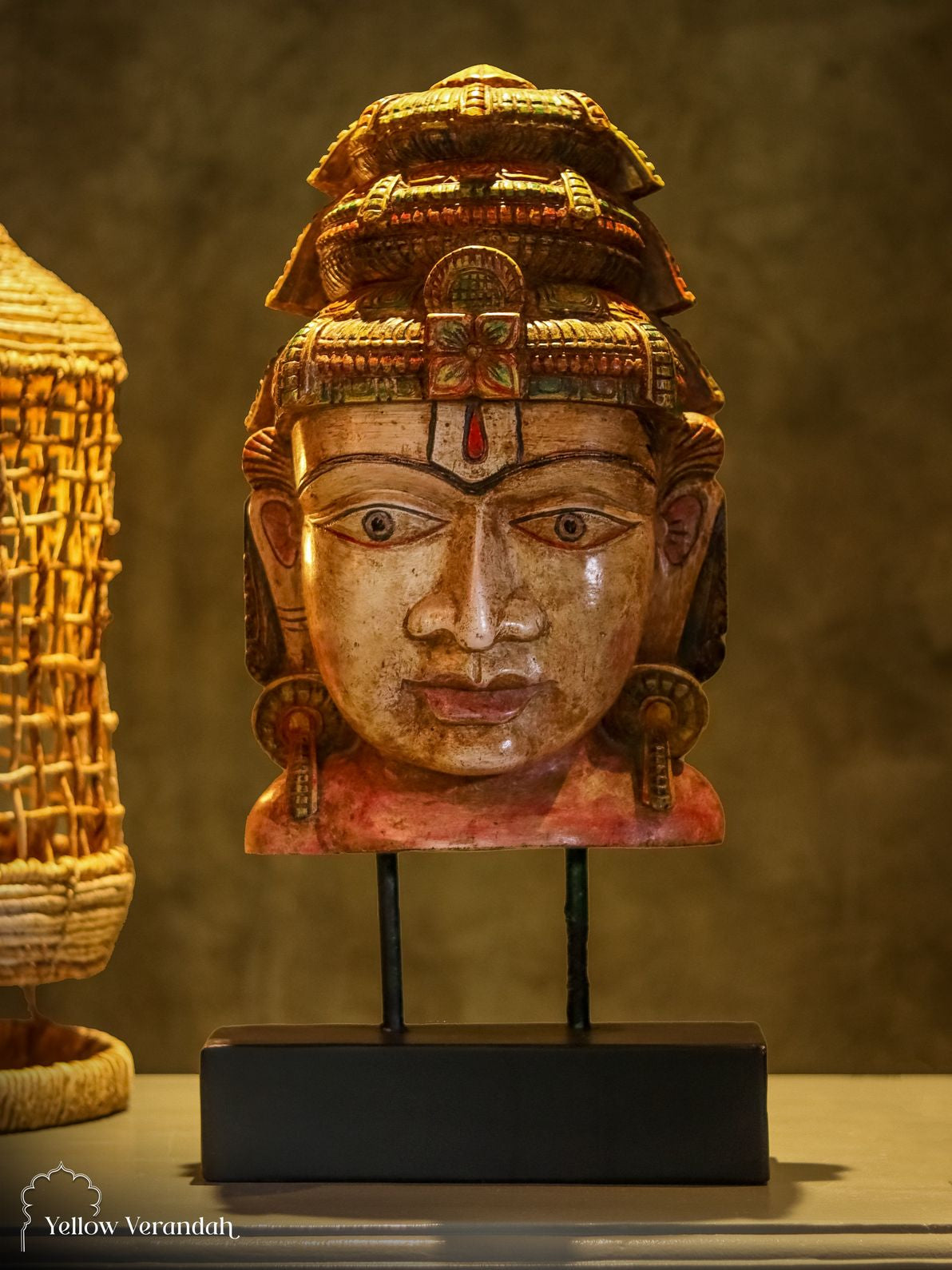 Vishnu Face On Stand