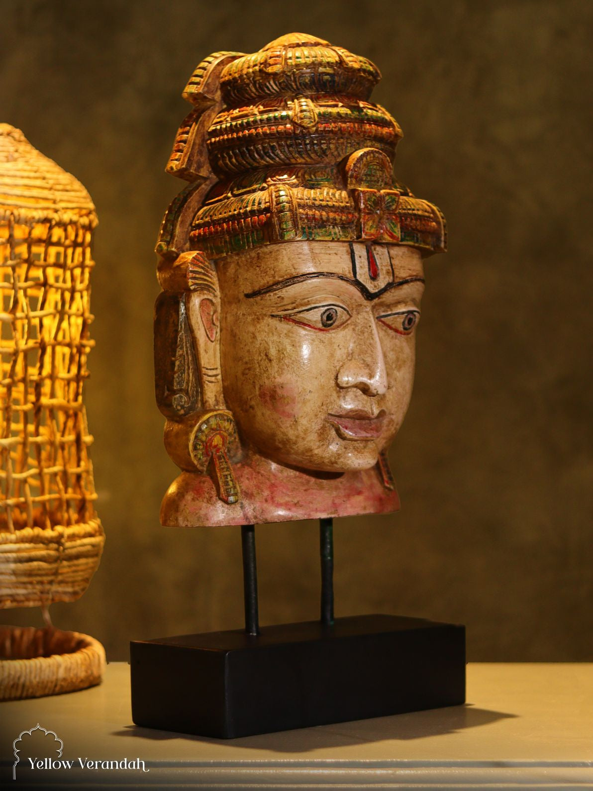 Vishnu Face On Stand