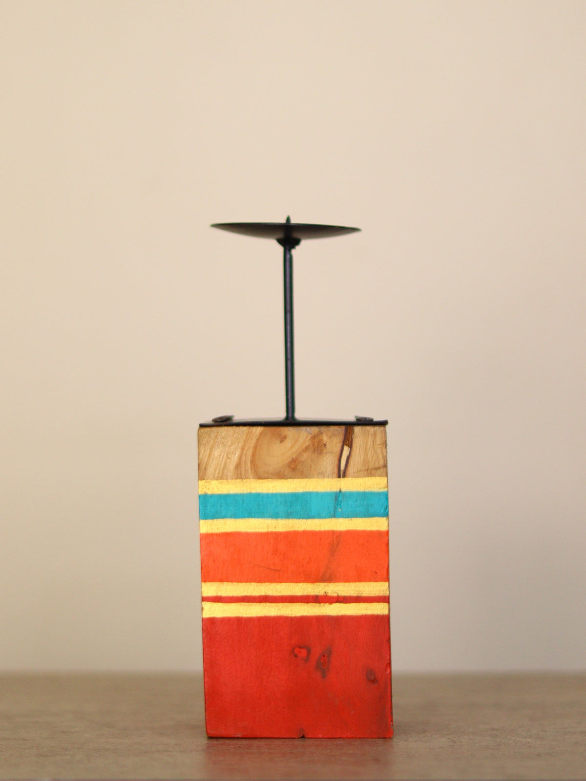 Wooden Candle Stand