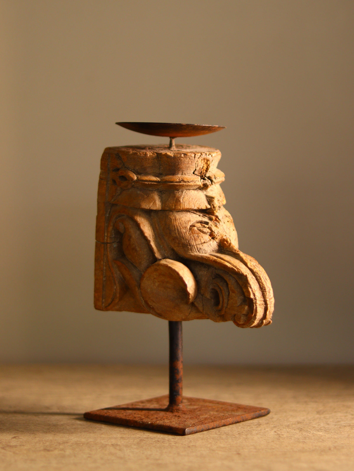 Wooden Architectural Bracket on Stand