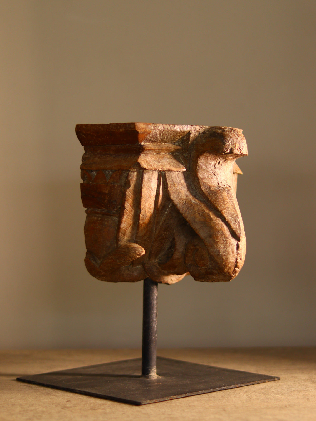 Wooden Architectural Bracket on Stand