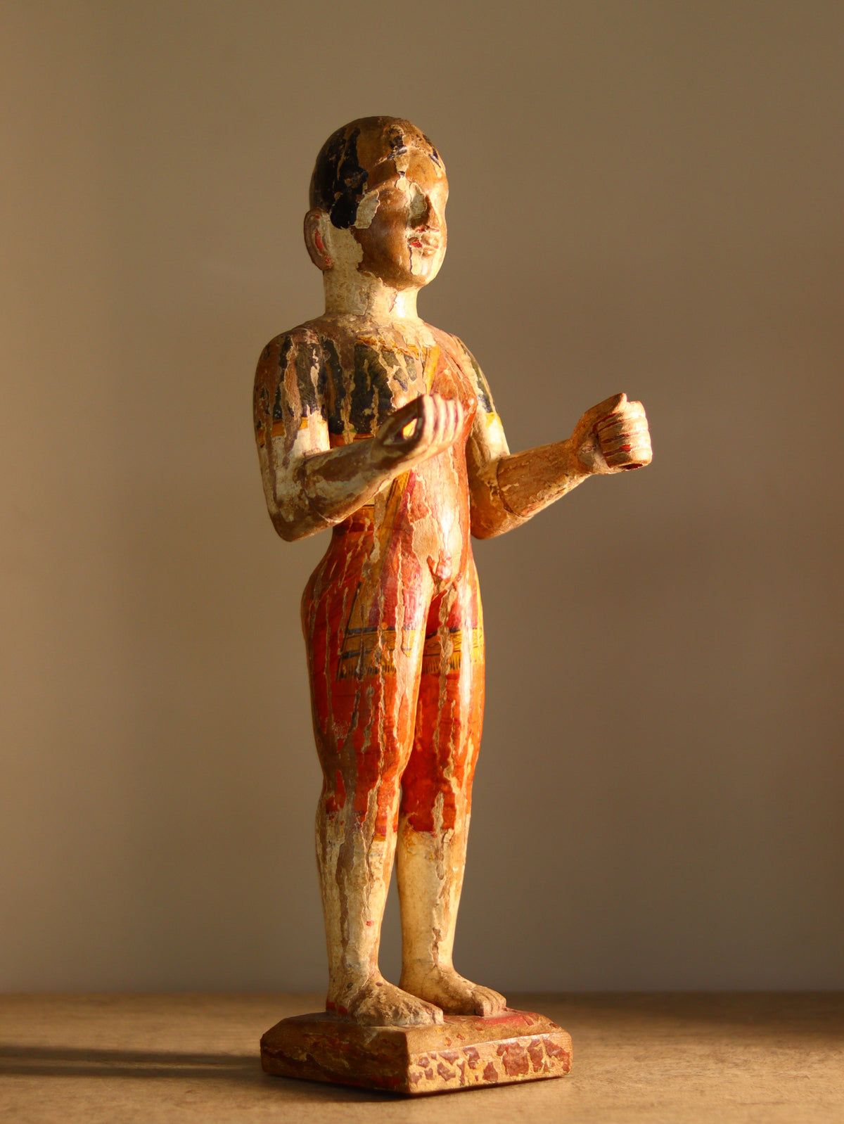 Antique Wooden Folk Figure