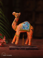 Wooden Camel On Stand