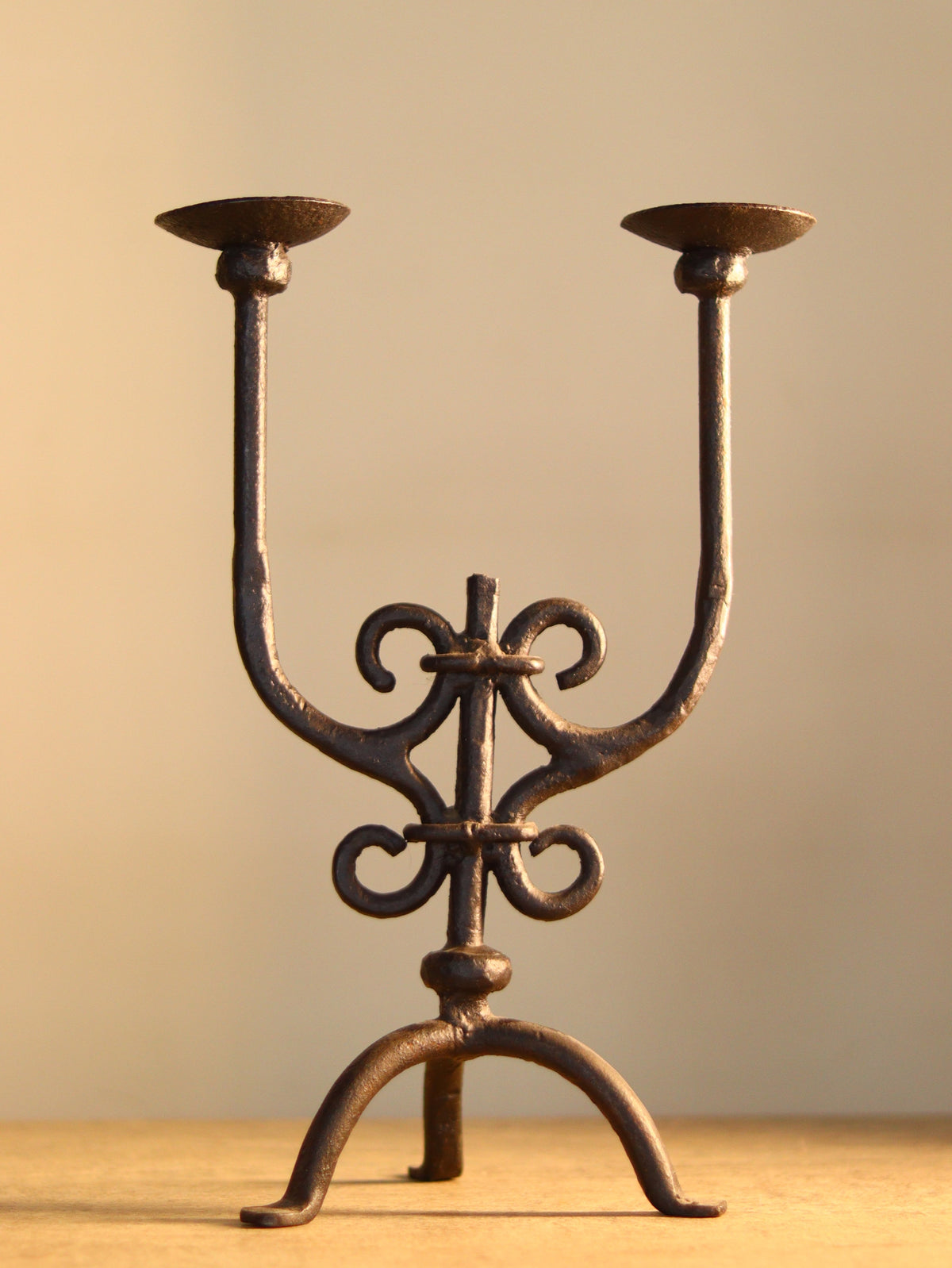 Wrought Iron Candle Stand