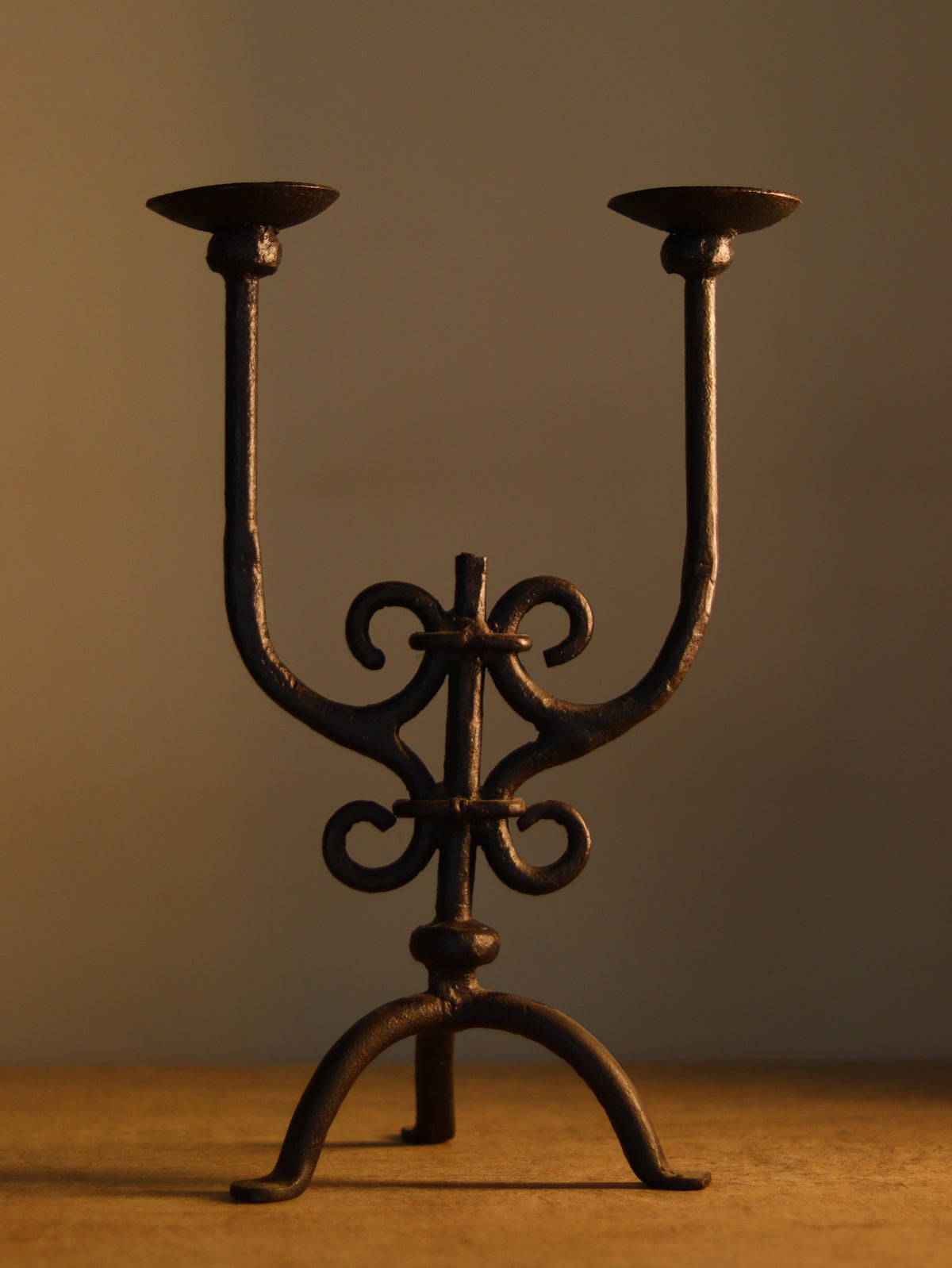 Wrought Iron Candle Stand