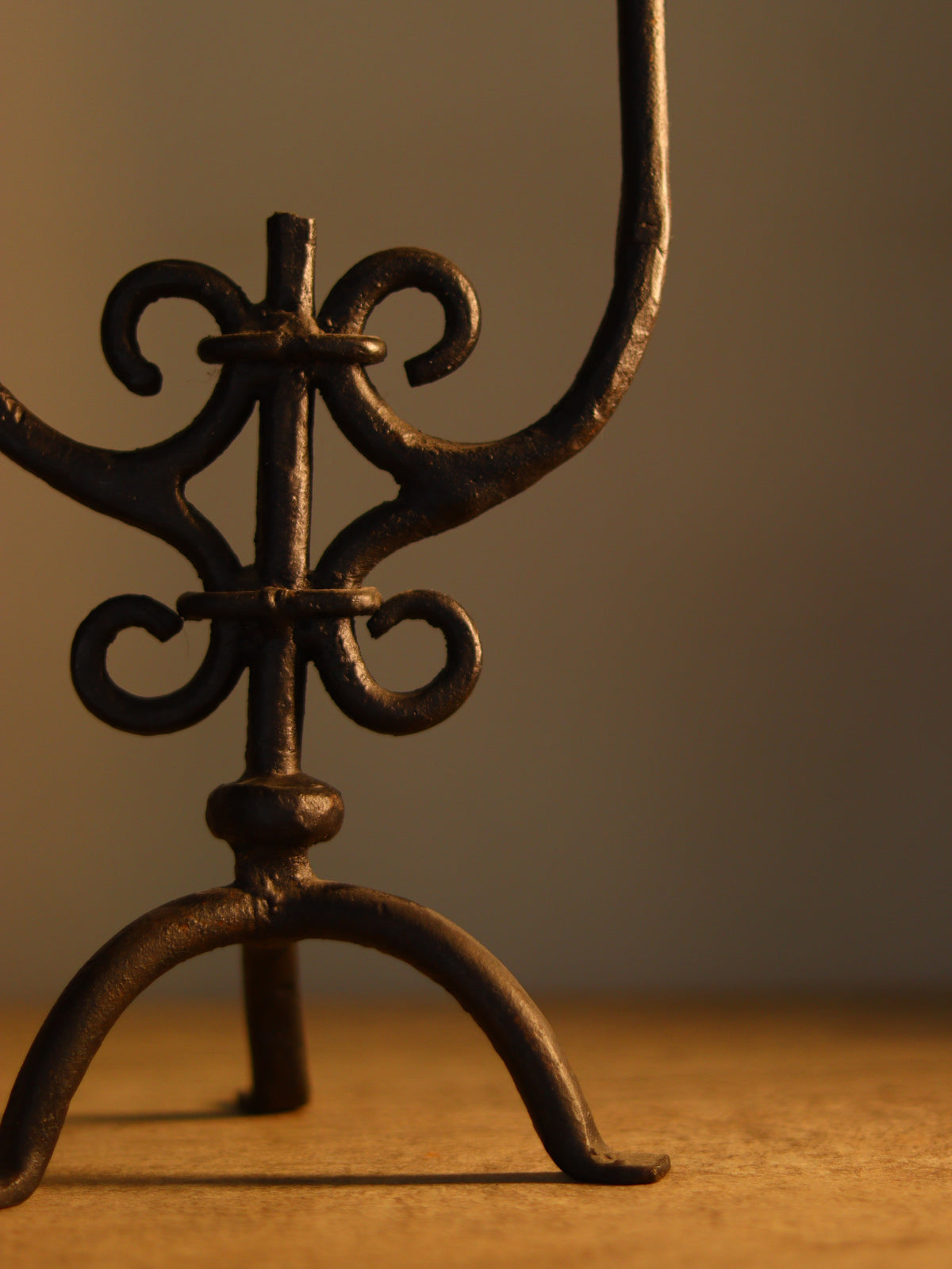 Wrought Iron Candle Stand