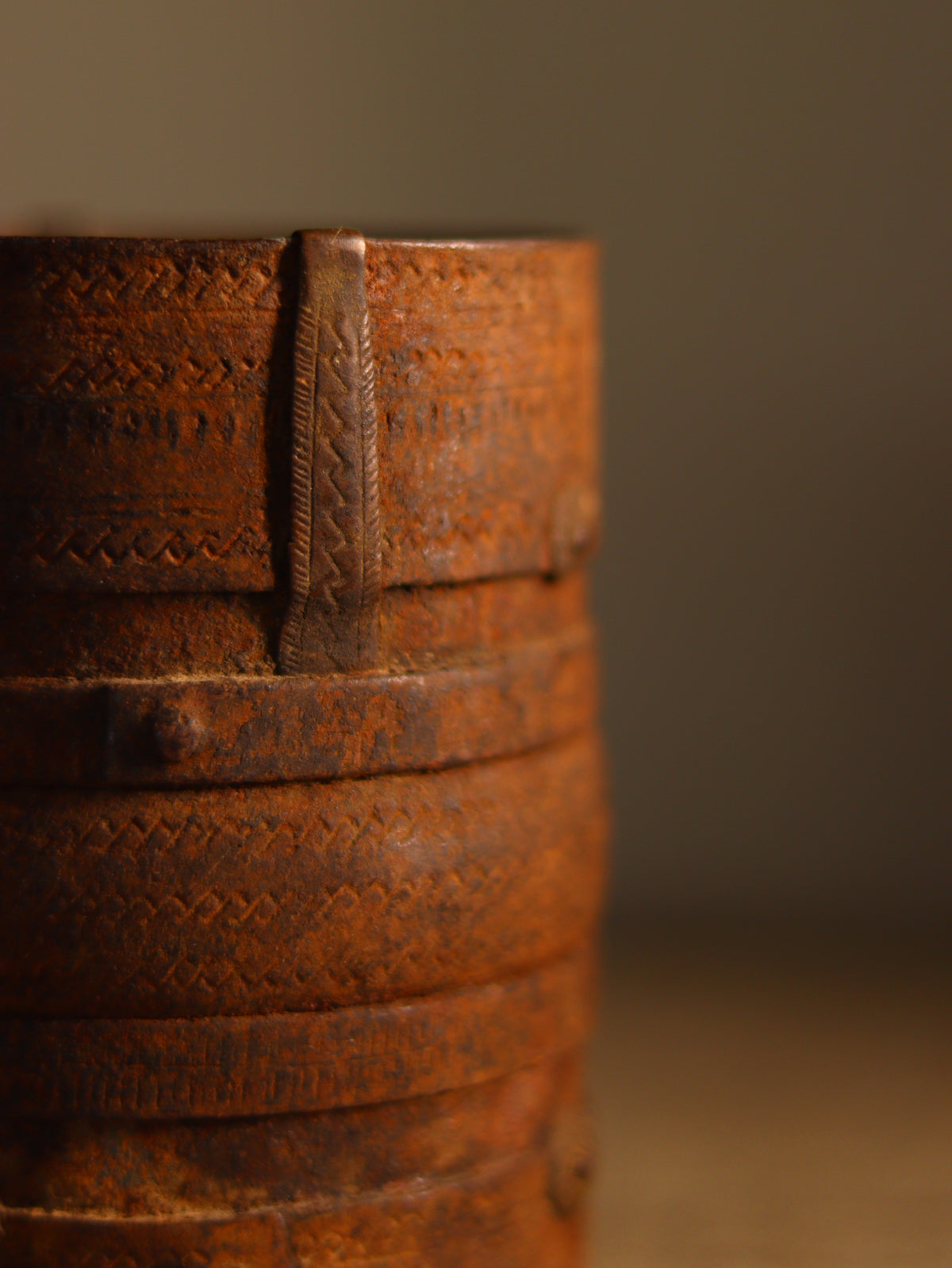 Vintage Iron Storage Pot