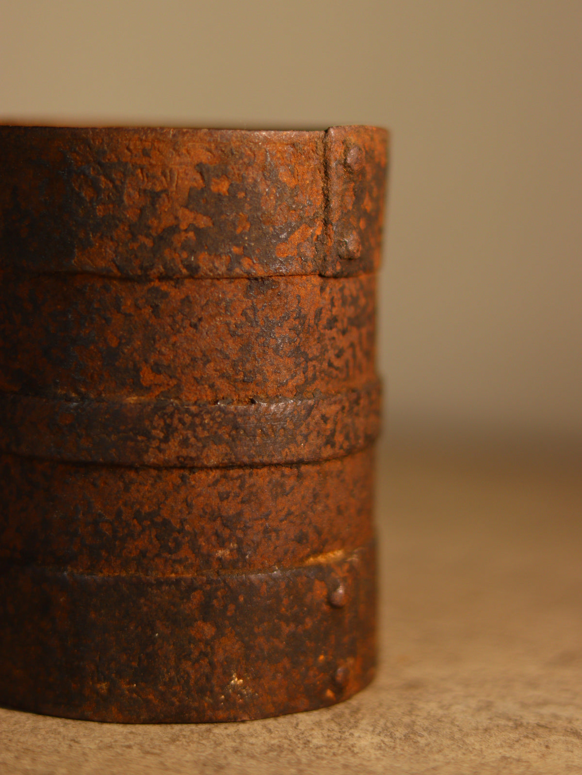Vintage Iron Storage Pot