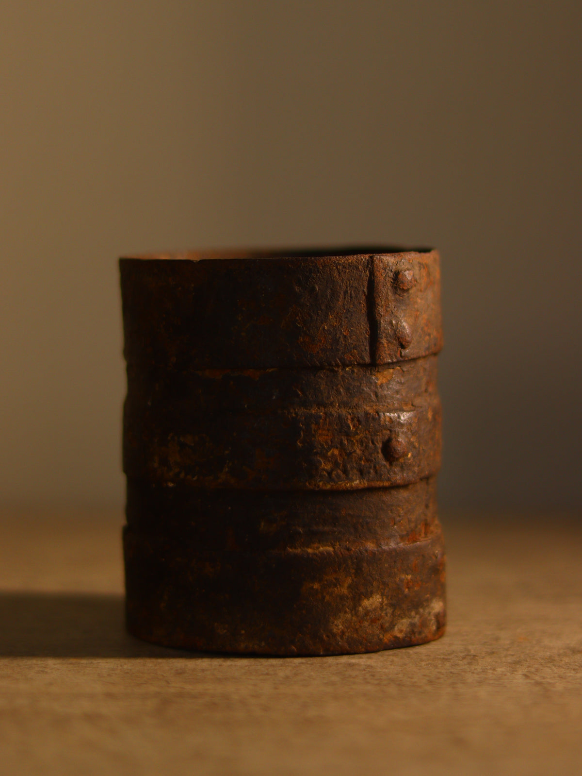 Vintage Iron Storage Pot