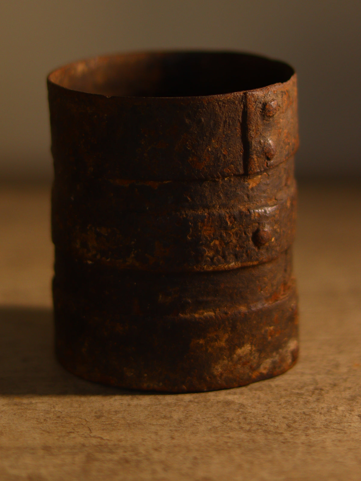 Vintage Iron Storage Pot