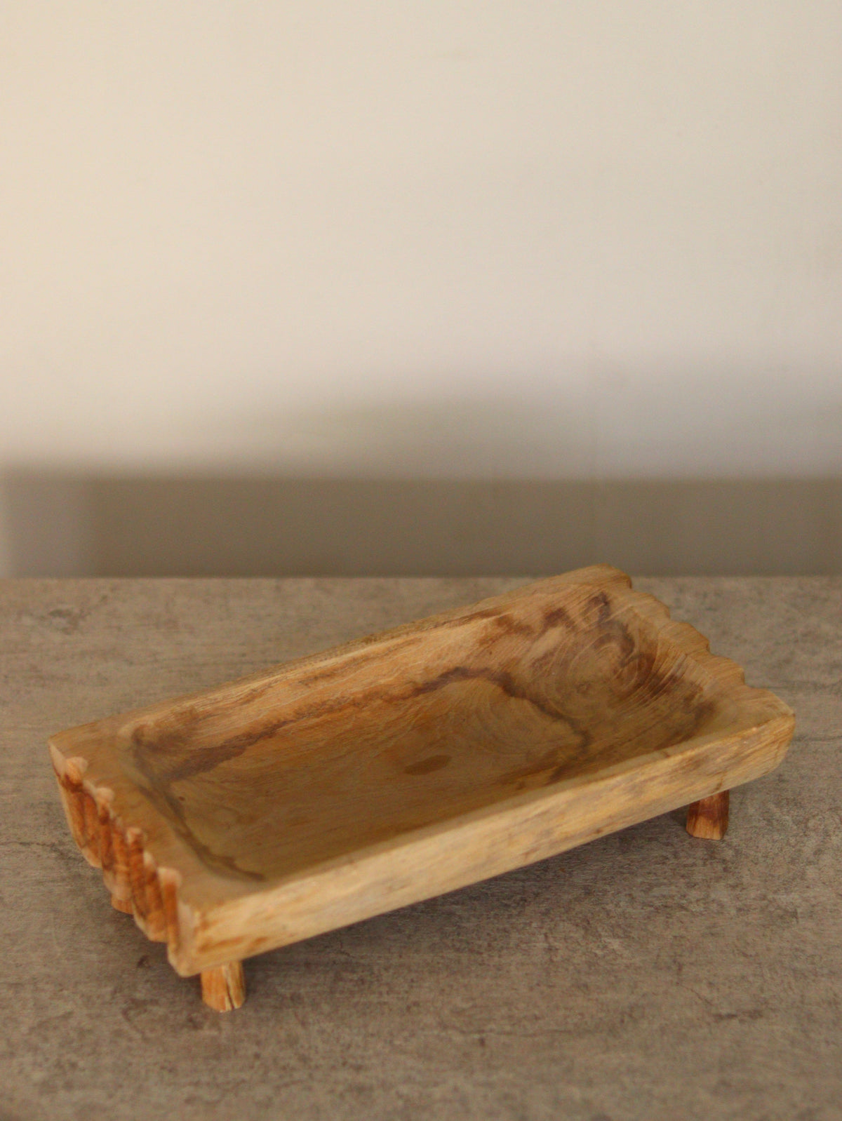 Natural Wooden Serving Tray
