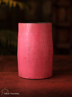 Antique Wooden Vase Pot