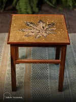 Wooden Table - Golden Distressed