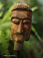 Wooden Tribal Face