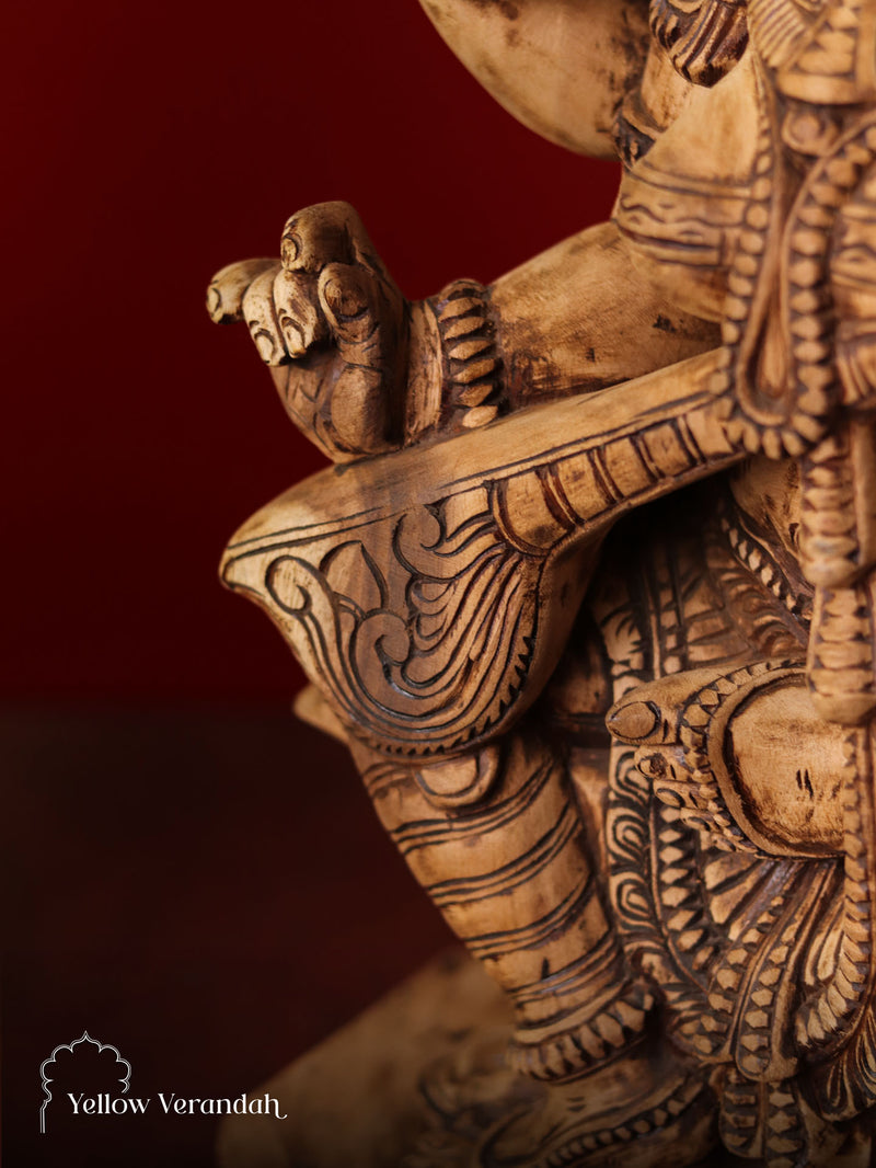 Antique Saraswati Sculpture
