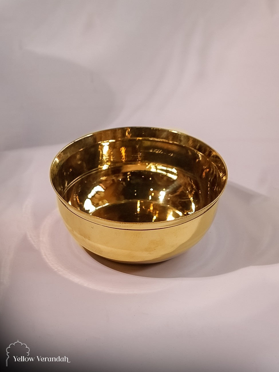 Pure Brass Serving Bowl - 6" Dia